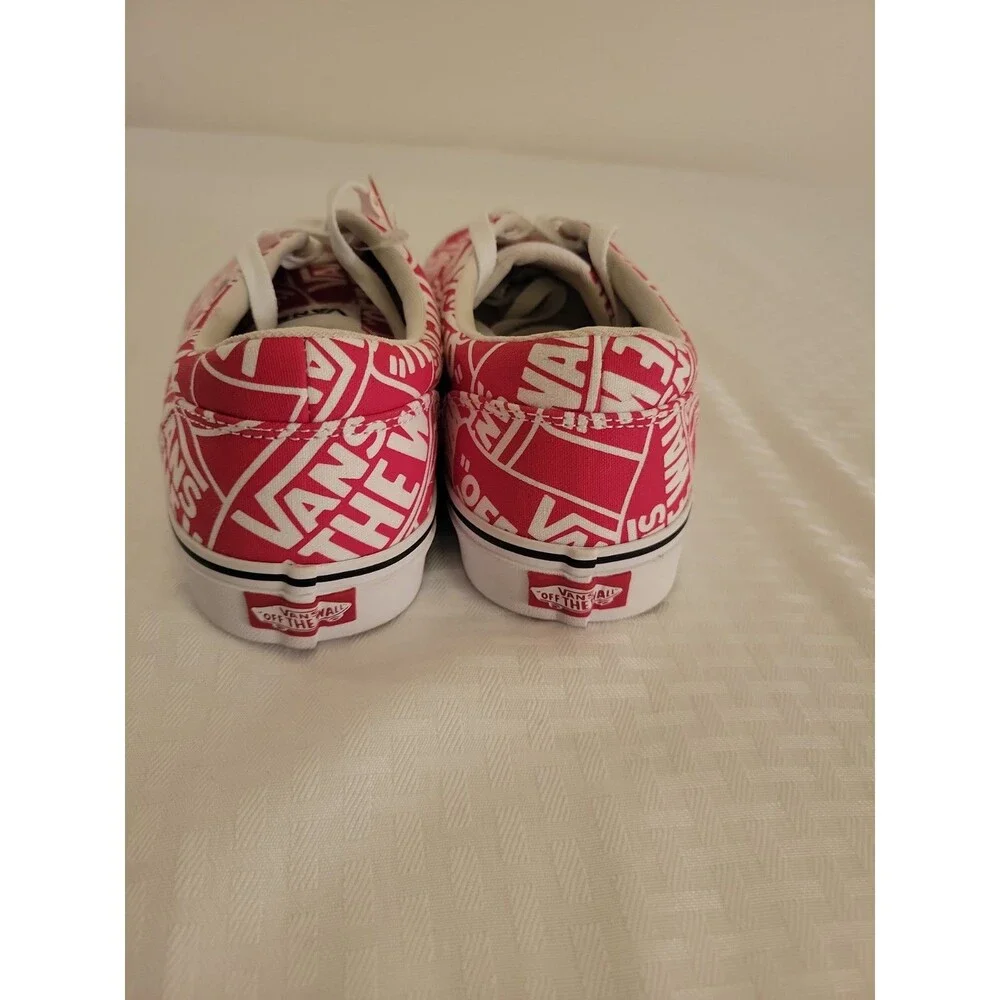VANS Authentic OTW Repeat Mens 10 Slip Sneakers Red White Nwt